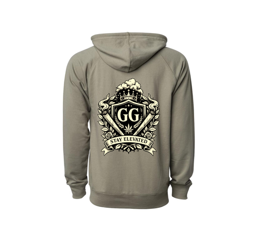 Olive Elevated Zip Up Hoodie PRE-SALE